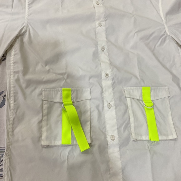 Formal wear imported fabric oversized men’s shirt, can fit till size XL I think - Picture 4 of 6